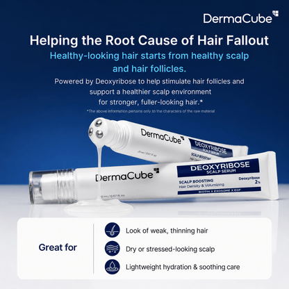 DermaCube™ Deoxyribose Scalp Serum Roll-On - LumeoBay