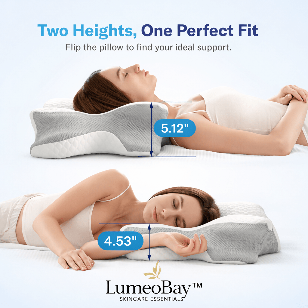 LumeoBay® DreamAlign™ Ergonomic Orthopedic Sleep Pillow - LumeoBay