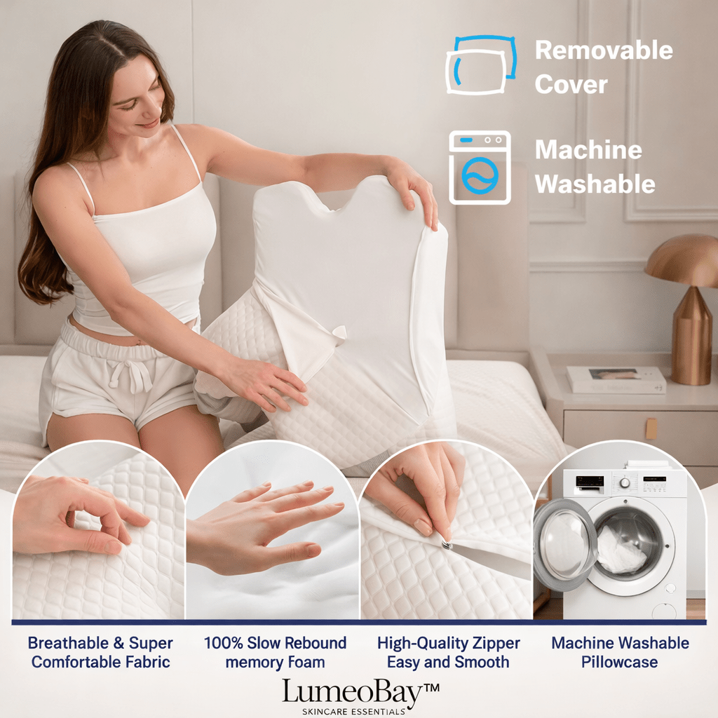LumeoBay® DreamAlign™ Ergonomic Orthopedic Sleep Pillow - LumeoBay