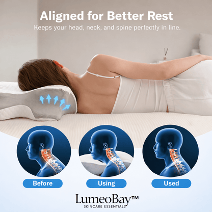 LumeoBay® DreamAlign™ Ergonomic Orthopedic Sleep Pillow - LumeoBay