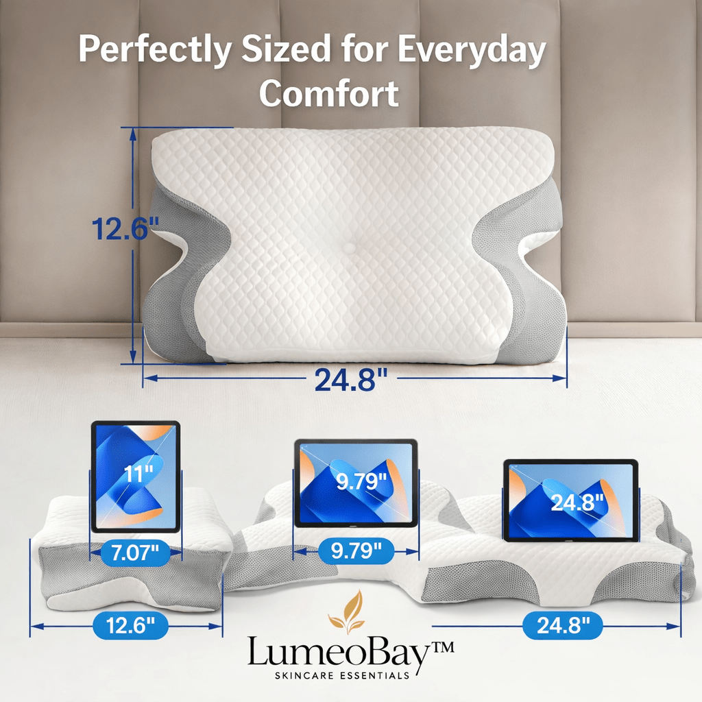 LumeoBay® DreamAlign™ Ergonomic Orthopedic Sleep Pillow - LumeoBay