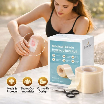 LumeoBay® Hydrocolloid Acne Patch Roll – Cut-to-Size Pimple Care - LumeoBay