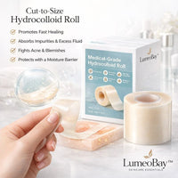 LumeoBay® Hydrocolloid Acne Patch Roll – Cut-to-Size Pimple Care - LumeoBay